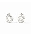 JULIE VOS Bloom Hoop Silver Earrings