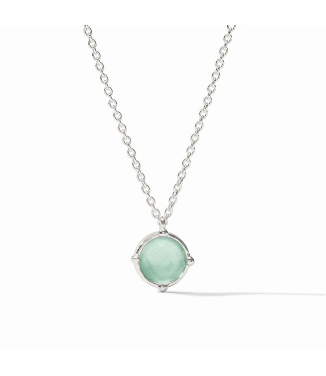 JULIE VOS Honeybee Solitaire Necklace Silver