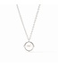 JULIE VOS Honeybee Solitaire Necklace Silver
