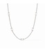 JULIE VOS Hydra Delicate Station Necklace Silver