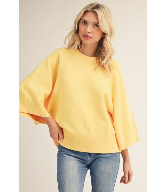 Patricia Drop Shoulder Soft Comfy Sweater Top