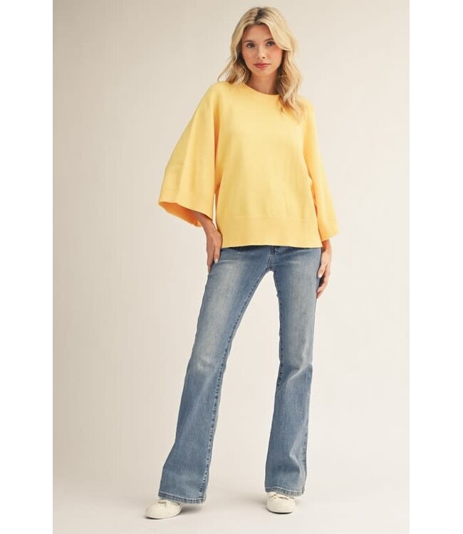 Patricia Drop Shoulder Soft Comfy Sweater Top