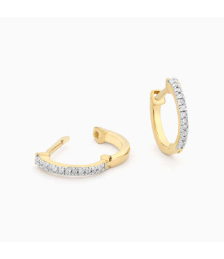 ELLA STEIN Half-Hearted Adventure? Never! Hoop Earrings