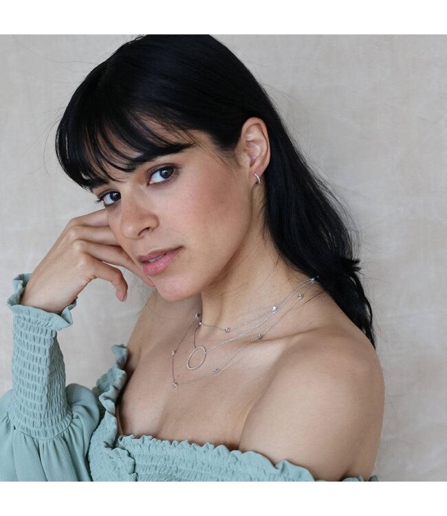 ELLA STEIN Half-Hearted Adventure? Never! Hoop Earrings