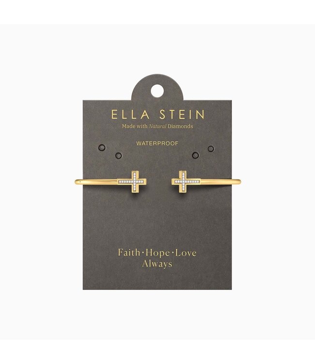ELLA STEIN Waterproof Cross Flexi Cuff Bracelet