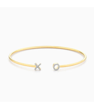 ELLA STEIN Waterproof XO Flexi Cuff Bracelet