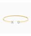 ELLA STEIN Waterproof XO Flexi Cuff Bracelet