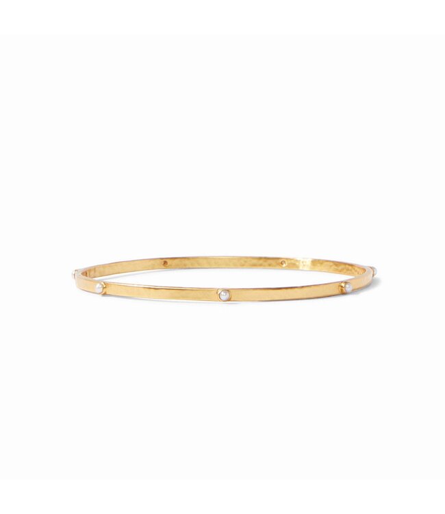 JULIE VOS Crescent Stone Bangle