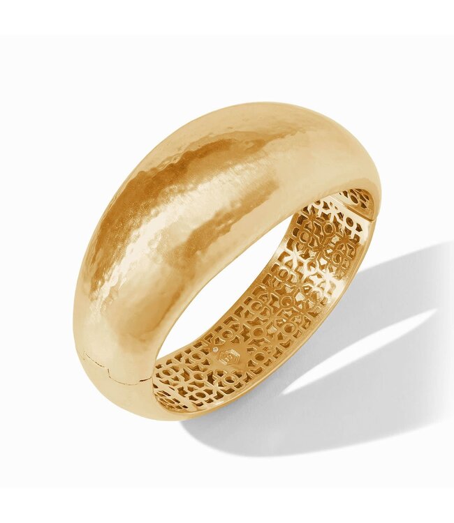 JULIE VOS Catalina Statement Hinge Bangle Gold