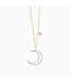 ELLA STEIN Waterproof Crescent Moon & Star Pendant Necklace