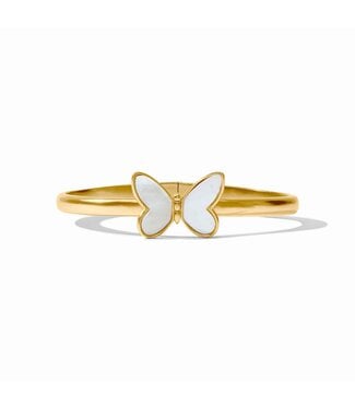 JULIE VOS Papillon Hinge Bangle Mother of Pearl