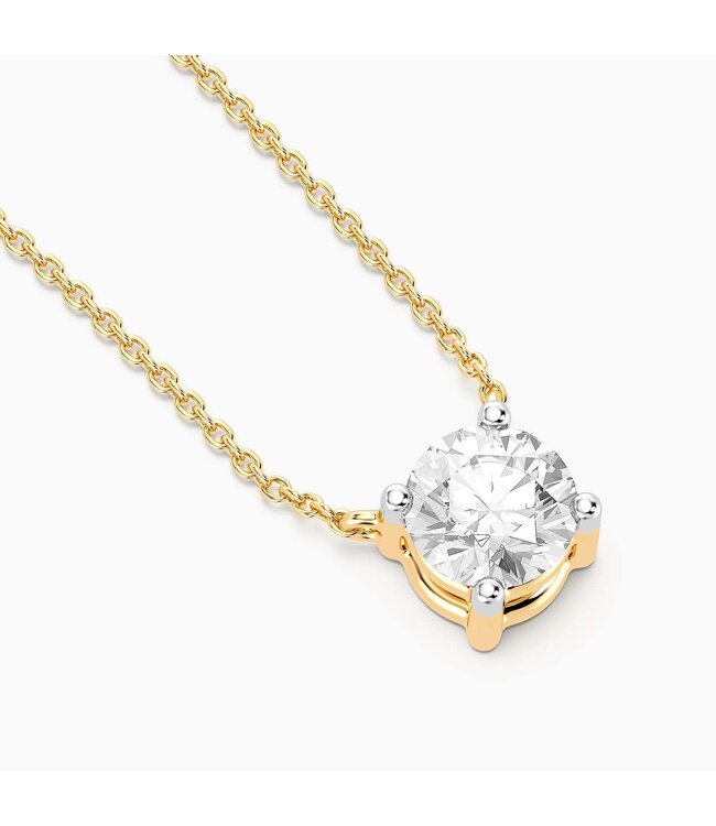 ELLA STEIN Lab-Grown 0.50 Ct Round Diamond Necklace