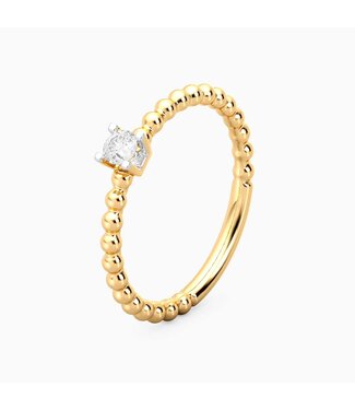ELLA STEIN Lab-Grown 0.13 Ct Puff Ring