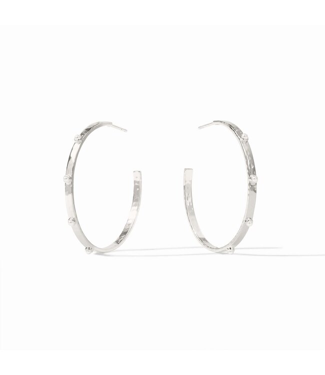 JULIE VOS Crescent Stone Hoop