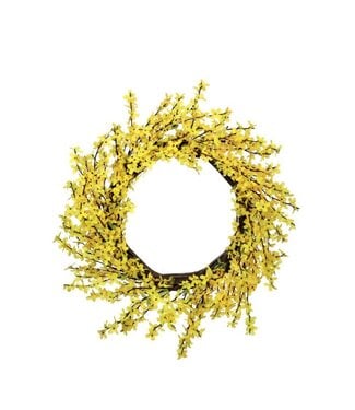 22” Wild Forsythia Wreath