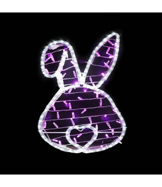 26" LED Outdoor Bunny Head Sign - 450 LED's