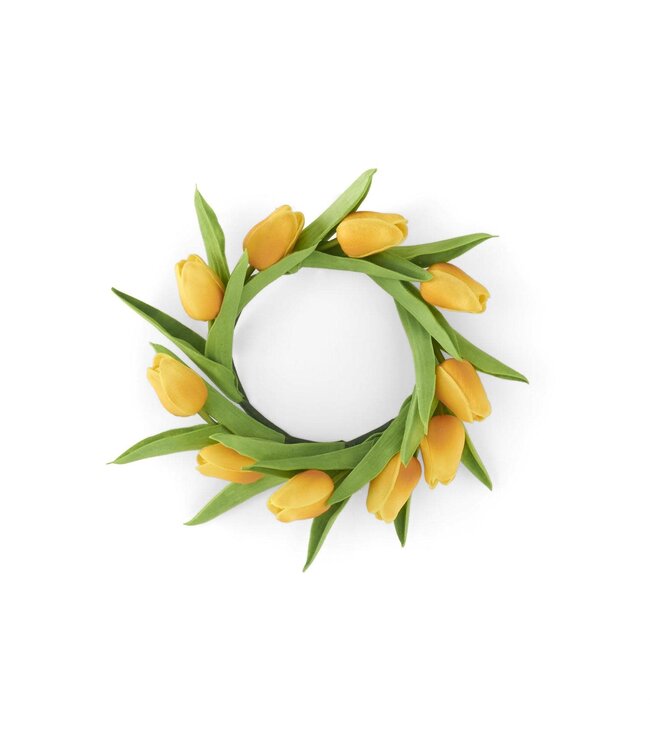 10" Real Touch Mini Tulip Candle Ring