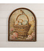 Arched Framed Eggs in Basket Print