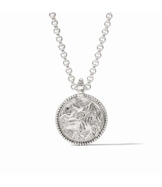JULIE VOS Silver Coin Pendant
