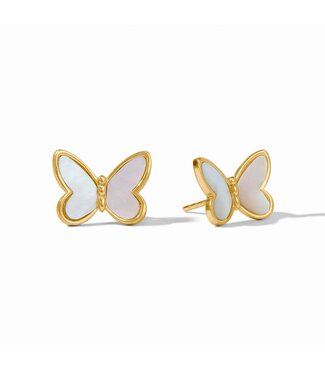 JULIE VOS Papillon Stud Mother of Pearl