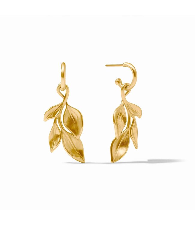 JULIE VOS Willow Hoop & Charm Earring