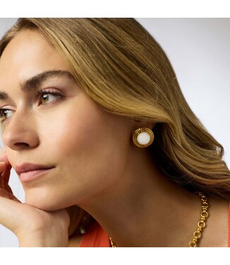 JULIE VOS Portofino Statement Stone Stud