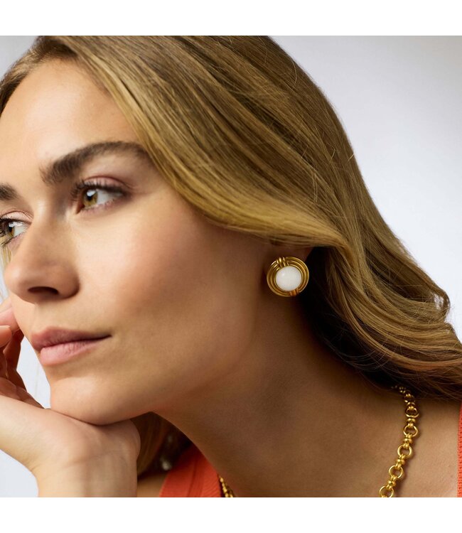 JULIE VOS Portofino Statement Stone Stud