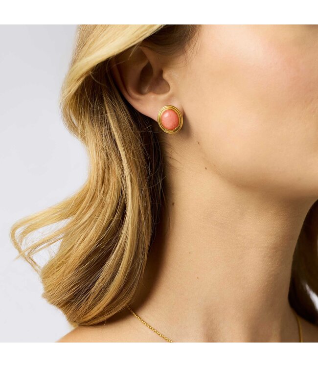 JULIE VOS Portofino Stone Stud