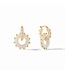 JULIE VOS Colette 2-in-1 Earring Alabaster