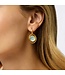 JULIE VOS Laguna Hoop & Charm Earring