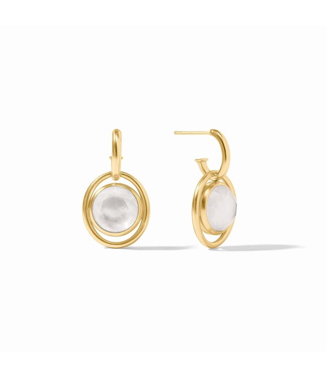 JULIE VOS Laguna Hoop & Charm Earring