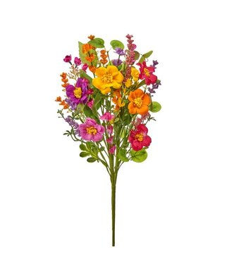 18” Summer Primula Spray