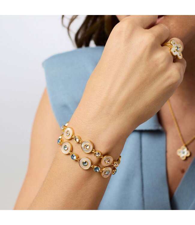 JULIE VOS Colette Tennis Bracelet