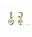 JULIE VOS Jolie Hoop & Charm Earring