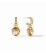 JULIE VOS Jolie Hoop & Charm Earring