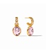 JULIE VOS Jolie Hoop & Charm Earring