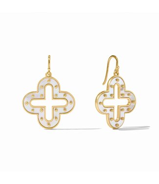 JULIE VOS Colette Earring Mother of Pearl