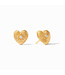 JULIE VOS Esme Heart Stud Cubic Zirconia
