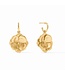 JULIE VOS Bloom Hoop & Charm Earring