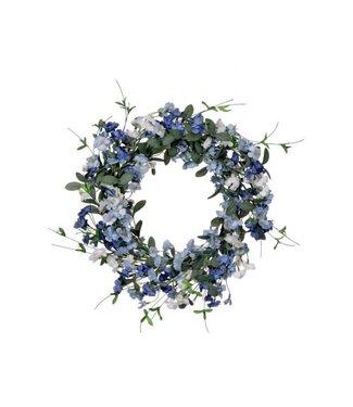 24" Mini Garden Blossom Wreath