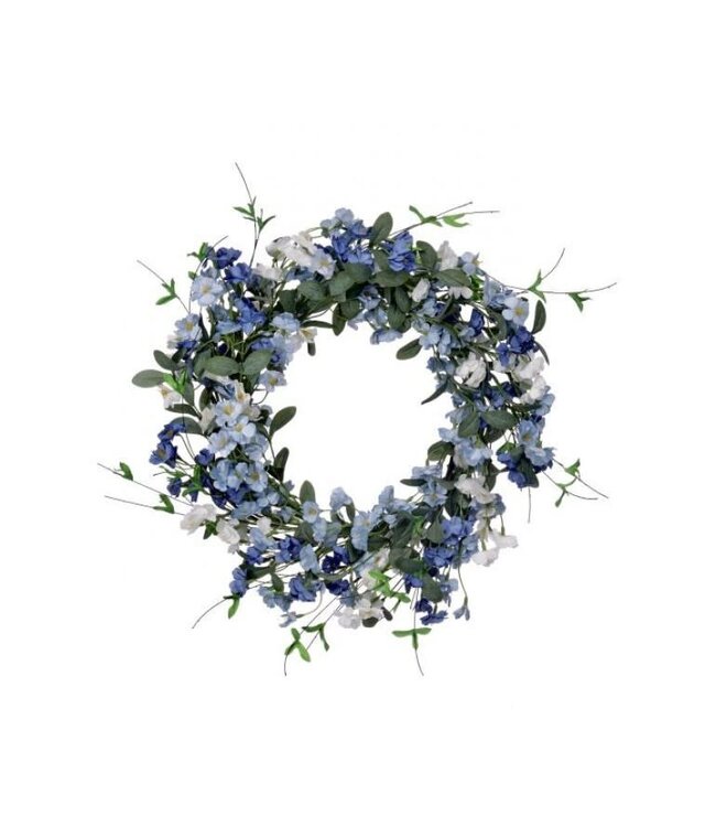24" Mini Garden Blossom Wreath
