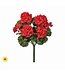 17" UV Natural Touch Summer Geranium Bush