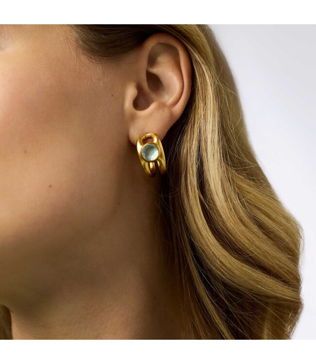 JULIE VOS Laguna Stone Hoop