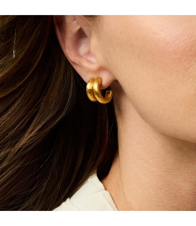 JULIE VOS Havana Double Hoop