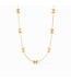 JULIE VOS Butterfly Delicate Station Necklace Gold