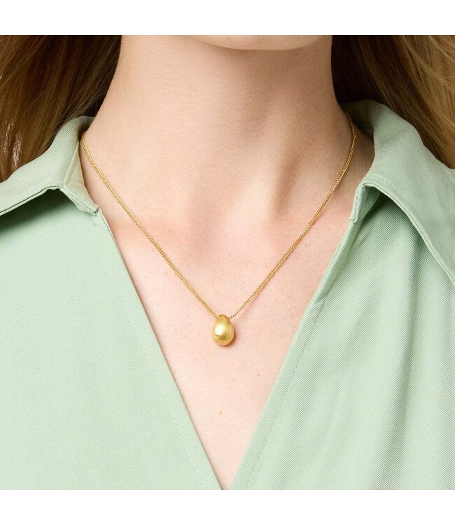 JULIE VOS Wave Delicate Necklace Gold