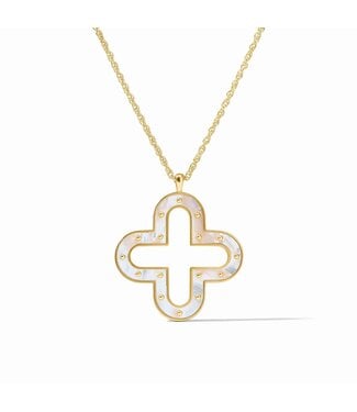 JULIE VOS Colette Necklace Mother of Pearl