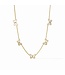 JULIE VOS Papillon Delicate Station Necklace Mother of Pearl