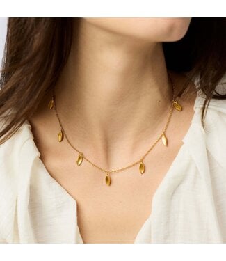 JULIE VOS Willow Delicate Charm Necklace