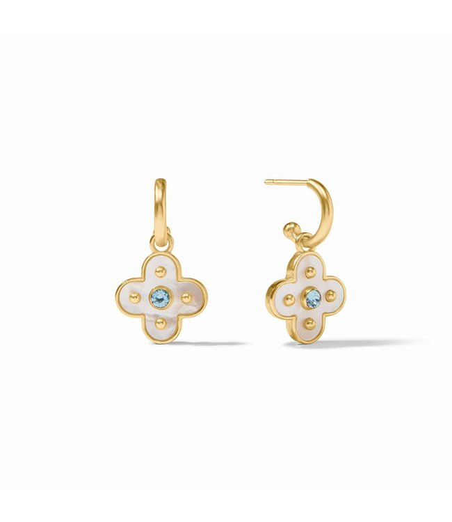 JULIE VOS Colette Hoop & Charm Earring